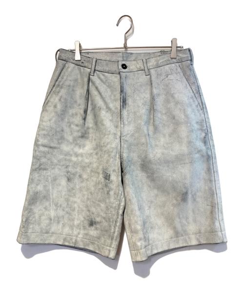 JOURNAL STANDARD TRISECT（ジャーナルスタンダード トライセクト）JOURNAL STANDARD TRISECT (ジャーナルスタンダード トライセクト) GOAT CRACK SHORTS ホワイト サイズ:Lの古着・服飾アイテム