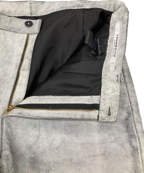 JOURNAL STANDARD TRISECT（ジャーナルスタンダード トライセクト）JOURNAL STANDARD TRISECT (ジャーナルスタンダード トライセクト) GOAT CRACK SHORTS ホワイト サイズ:Lの古着・服飾アイテム