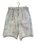JOURNAL STANDARD TRISECT（ジャーナルスタンダード トライセクト）の古着「GOAT CRACK SHORTS」｜ホワイト