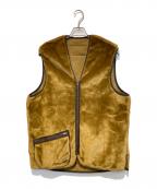 Barbourバブアー）の古着「WARM PILE WAISTCOAT ZIP-IN LINER」｜ベージュ