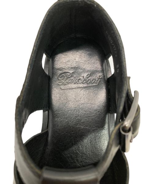 PARABOOT（パラブーツ）PARABOOT (パラブーツ) PACIFIC グルカサンダル ブラック サイズ:39の古着・服飾アイテム
