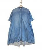 Healthy DENIMヘルシーデニム）の古着「デニムシャツワンピース」｜ブルー