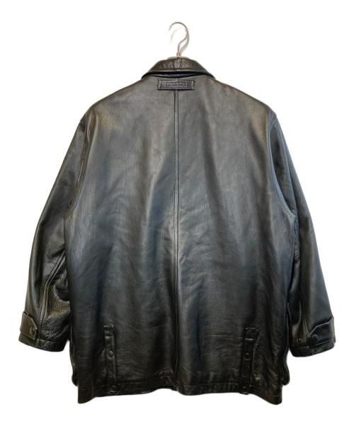 NAUTICA（ノーティカ）NAUTICA (ノーティカ) レザーカーコート ブラック サイズ:44の古着・服飾アイテム