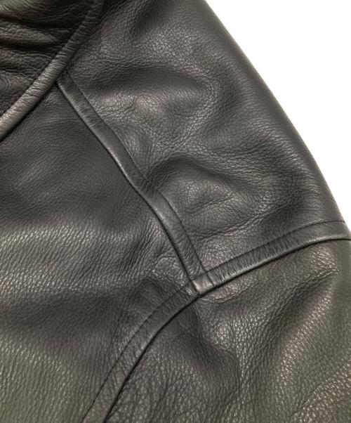 NAUTICA（ノーティカ）NAUTICA (ノーティカ) レザーカーコート ブラック サイズ:44の古着・服飾アイテム