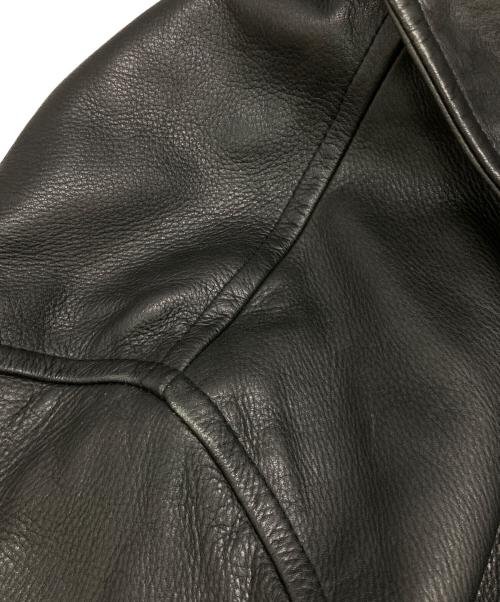 NAUTICA（ノーティカ）NAUTICA (ノーティカ) レザーカーコート ブラック サイズ:44の古着・服飾アイテム