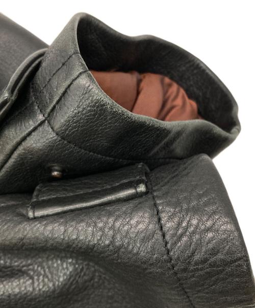 NAUTICA（ノーティカ）NAUTICA (ノーティカ) レザーカーコート ブラック サイズ:44の古着・服飾アイテム