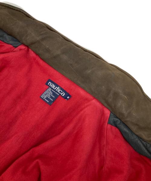 NAUTICA（ノーティカ）NAUTICA (ノーティカ) レザーカーコート ネイビー サイズ:44の古着・服飾アイテム