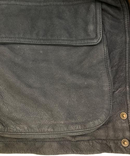 NAUTICA（ノーティカ）NAUTICA (ノーティカ) レザーカーコート ネイビー サイズ:44の古着・服飾アイテム