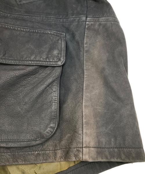 NAUTICA（ノーティカ）NAUTICA (ノーティカ) レザーカーコート ネイビー サイズ:44の古着・服飾アイテム