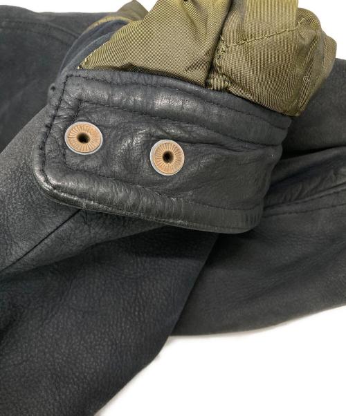 NAUTICA（ノーティカ）NAUTICA (ノーティカ) レザーカーコート ネイビー サイズ:44の古着・服飾アイテム