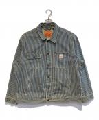 LEVI'Sリーバイス）の古着「SUNRISEトラッカージャケット」｜インディゴ×ホワイト
