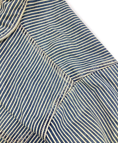 LEVI'S（リーバイス）LEVI'S (リーバイス) SUNRISEトラッカージャケット インディゴ×ホワイト サイズ:XLの古着・服飾アイテム