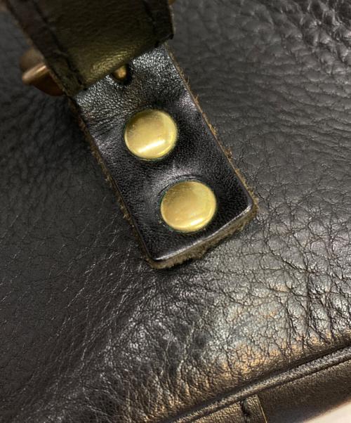 SLOW（スロウ）SLOW (スロウ) レザーショルダーバッグ ブラックの古着・服飾アイテム