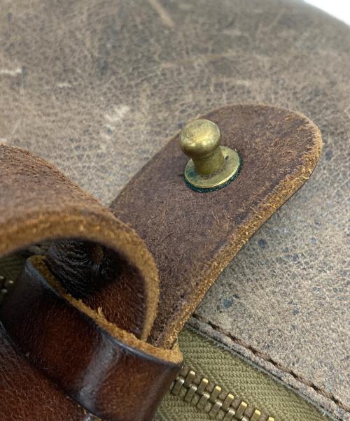 SLOW（スロウ）SLOW (スロウ) レザーショルダーバッグ ブラウンの古着・服飾アイテム