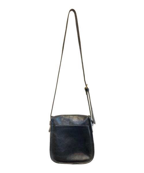 SLOW（スロウ）SLOW (スロウ) レザーショルダーバッグ ブラックの古着・服飾アイテム