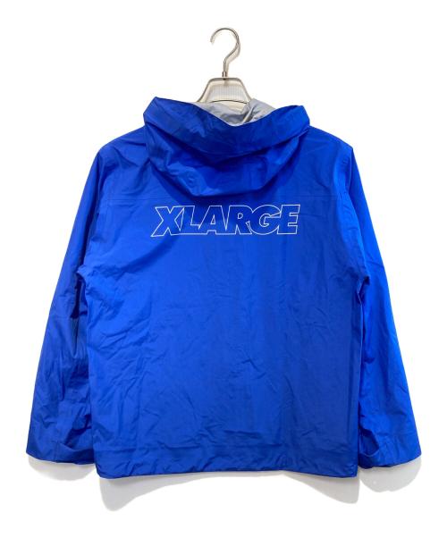 X-LARGE（エクストララージ）X-LARGE (エクストララージ) LOGO 3LAYER JACKET ブルー サイズ:Sの古着・服飾アイテム