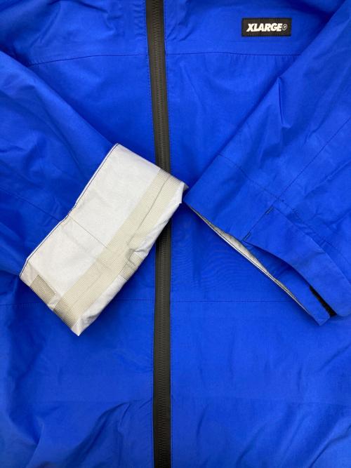 X-LARGE（エクストララージ）X-LARGE (エクストララージ) LOGO 3LAYER JACKET ブルー サイズ:Sの古着・服飾アイテム
