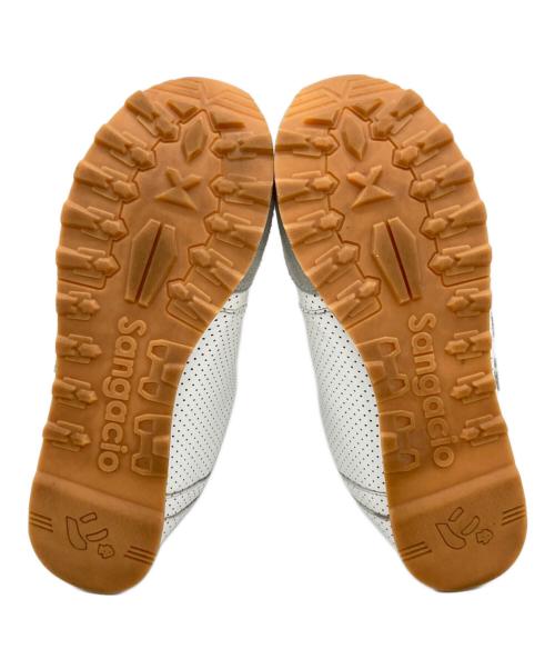 via SANGACIO（ヴィア・サンガチオ）via SANGACIO (ヴィア・サンガチオ) Brandalised (ブランダライズド) ローカットスニーカー ホワイト サイズ:US9の古着・服飾アイテム