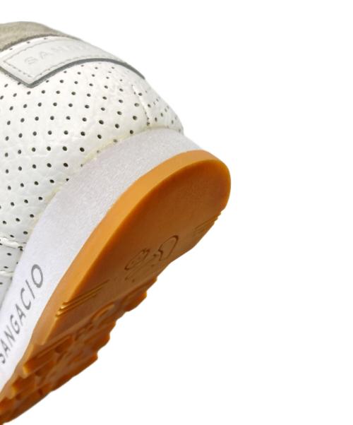 via SANGACIO（ヴィア・サンガチオ）via SANGACIO (ヴィア・サンガチオ) Brandalised (ブランダライズド) ローカットスニーカー ホワイト サイズ:US9の古着・服飾アイテム