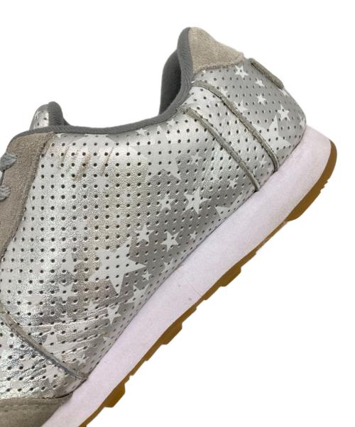 via SANGACIO（ヴィア・サンガチオ）via SANGACIO (ヴィア・サンガチオ) Brandalised (ブランダライズド) ローカットスニーカー シルバー サイズ:US9の古着・服飾アイテム