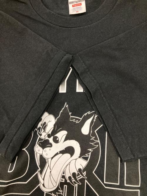 BOUNTY HUNTER（バウンティハンター）BOUNTY HUNTER (バウンティハンター) SUPREME (シュプリーム) Wolf Tee ブラック サイズ:XLの古着・服飾アイテム