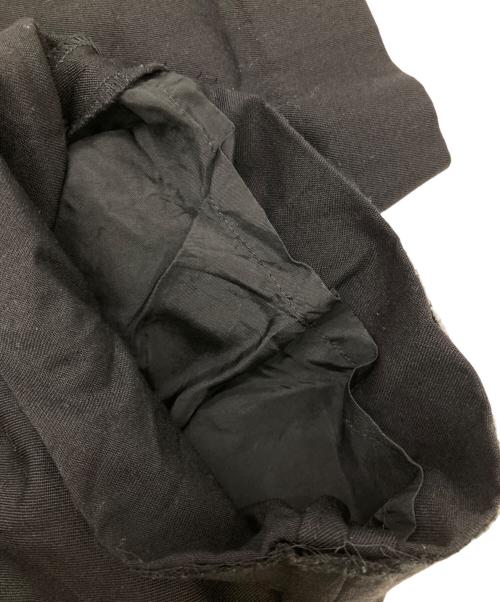 Dulcamara（ドゥルカマラ）Dulcamara (ドゥルカマラ) タックパンツ ブラックの古着・服飾アイテム
