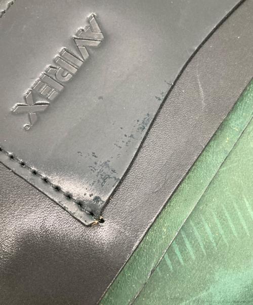 AVIREX（アヴィレックス）AVIREX (アヴィレックス) SHELL CORDOVAN LONG WALLET ブラックの古着・服飾アイテム