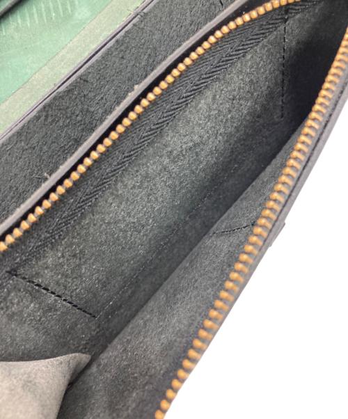 AVIREX（アヴィレックス）AVIREX (アヴィレックス) SHELL CORDOVAN LONG WALLET ブラックの古着・服飾アイテム