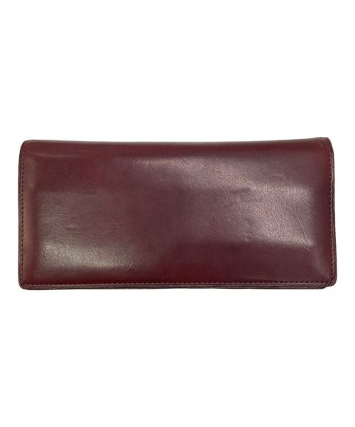 土屋鞄（ツチヤカバン）土屋鞄 (ツチヤカバン) ヌメ長財布 バーガンディーの古着・服飾アイテム