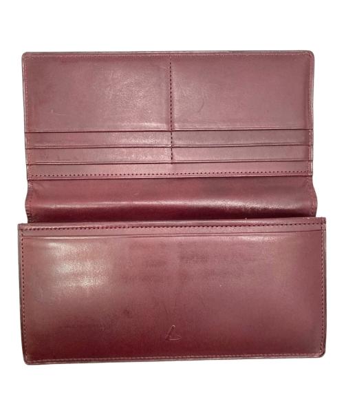 土屋鞄（ツチヤカバン）土屋鞄 (ツチヤカバン) ヌメ長財布 バーガンディーの古着・服飾アイテム