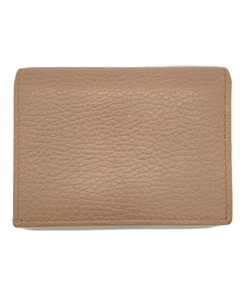 GUCCI（グッチ）GUCCI (グッチ) GGマーモントコンパクトウォレット ピンクベージュの古着・服飾アイテム