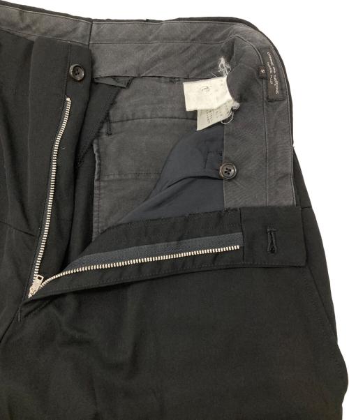 COMME des GARCONS HOMME PLUS（コムデギャルソンオムプリュス）COMME des GARCONS HOMME PLUS (コムデギャルソンオムプリュス) ウールギャバタックパンツ ブラック サイズ:Sの古着・服飾アイテム