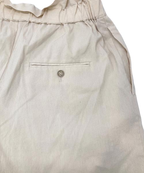 JOURNAL STANDARD（ジャーナルスタンダード）JOURNAL STANDARD (ジャーナルスタンダード) ウォッシャブルコットンリネンVISワイドパンツ アイボリー サイズ:40 未使用品の古着・服飾アイテム