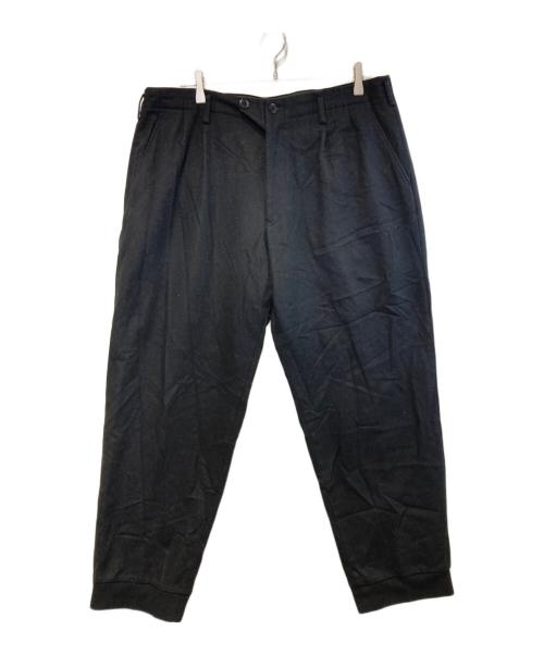 Y-3（ワイスリー）Y-3 (ワイスリー) WOOL WIDE RIB PANTS ブラック サイズ:Lの古着・服飾アイテム