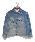 SUPREMEシュプリーム）の古着「Fuck Stitch Denim Trucker Jacket」｜インディゴ