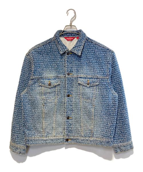 SUPREME（シュプリーム）SUPREME (シュプリーム) Fuck Stitch Denim Trucker Jacket インディゴ サイズ:Mの古着・服飾アイテム