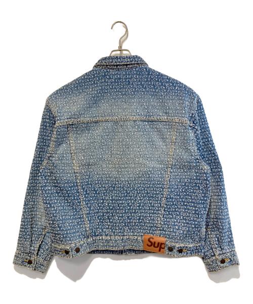 SUPREME（シュプリーム）SUPREME (シュプリーム) Fuck Stitch Denim Trucker Jacket インディゴ サイズ:Mの古着・服飾アイテム