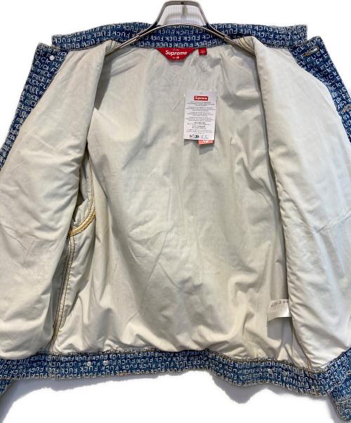 SUPREME（シュプリーム）SUPREME (シュプリーム) Fuck Stitch Denim Trucker Jacket インディゴ サイズ:Mの古着・服飾アイテム