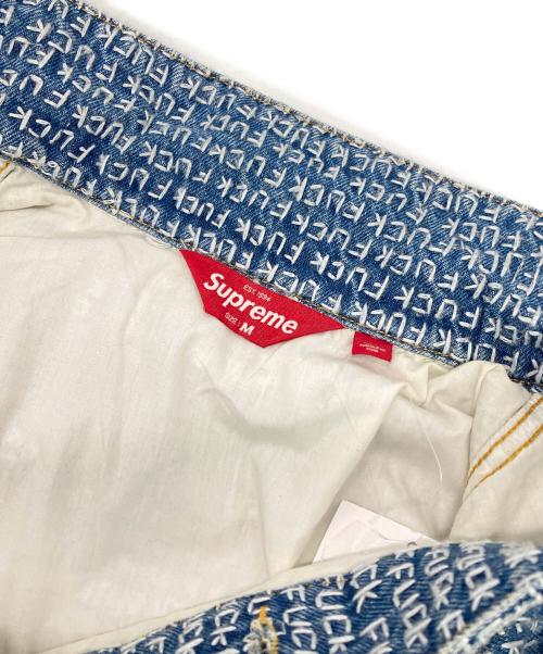 SUPREME（シュプリーム）SUPREME (シュプリーム) Fuck Stitch Denim Trucker Jacket インディゴ サイズ:Mの古着・服飾アイテム