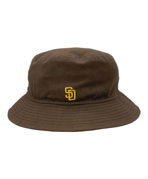 New Era（ニューエラ）New Era (ニューエラ) TAKAHIROMIYASHITA TheSoloIst. (タカヒロミヤシタ ザソロイスト) Bucket-01.(I AM THE PADRES) ブラウン サイズ:MEDIUM/LARGEの古着・服飾アイテム