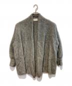 Nobleノーブル）の古着「ファーニットパフカーディガン」｜グレー