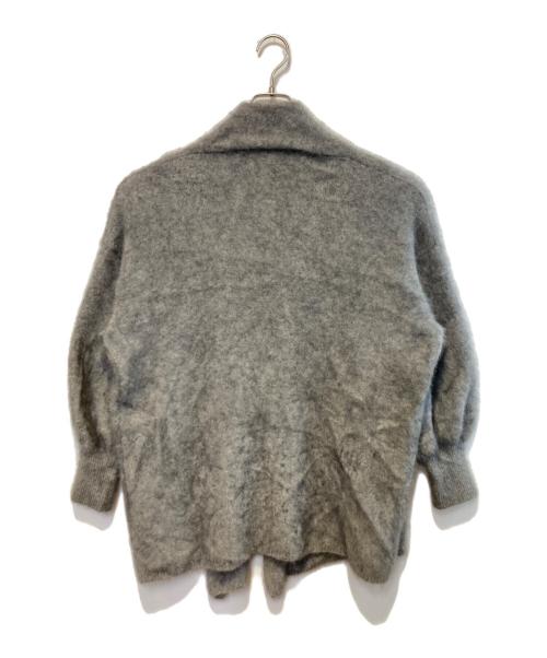 Noble（ノーブル）Noble (ノーブル) ファーニットパフカーディガン グレー サイズ:FREEの古着・服飾アイテム