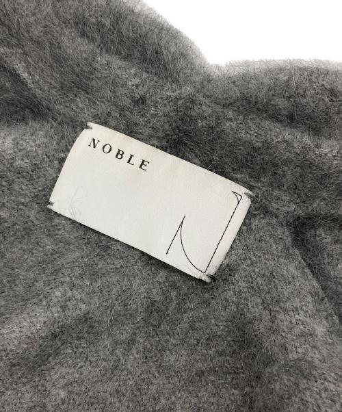 Noble（ノーブル）Noble (ノーブル) ファーニットパフカーディガン グレー サイズ:FREEの古着・服飾アイテム