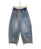 JOURNAL STANDARDジャーナルスタンダード）の古着「イージーデニムワイドパンツ」｜インディゴ