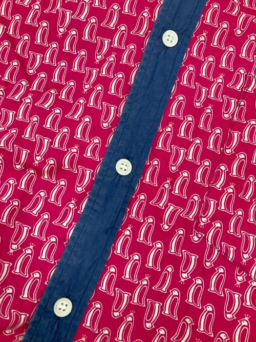 COMME des GARCONS HOMME DEUX（コムデギャルソン オム ドゥ）COMME des GARCONS HOMME DEUX (コムデギャルソン オム ドゥ) シャツ ピンク×ネイビー サイズ:Mの古着・服飾アイテム