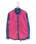 COMME des GARCONS HOMME DEUX（コムデギャルソン オム ドゥ）の古着「シャツ」｜ピンク×ネイビー