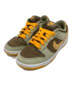 NIKEナイキ）の古着「DUNK LOW SE」｜オリーブ×ブラウン