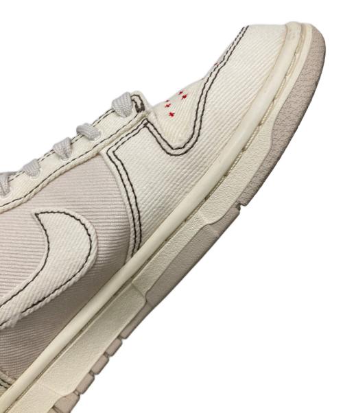 NIKE（ナイキ）NIKE (ナイキ) DUNK LOW RETRO SE ホワイト×レッド サイズ:US6.5の古着・服飾アイテム