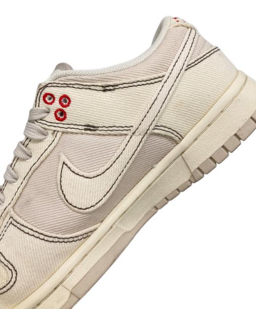 NIKE（ナイキ）NIKE (ナイキ) DUNK LOW RETRO SE ホワイト×レッド サイズ:US6.5の古着・服飾アイテム