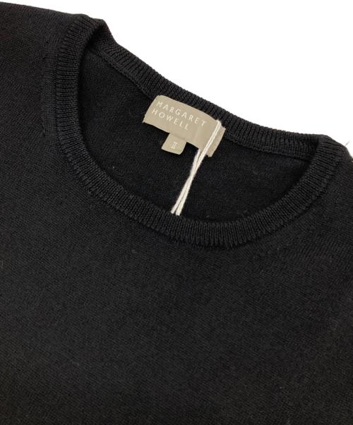 MARGARET HOWELL（マーガレットハウエル）MARGARET HOWELL (マーガレットハウエル) コットンシルクポプリンドッキングワンピース ブラック サイズ:2の古着・服飾アイテム